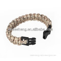 letters woven nylon cross paracord bracelet shackle